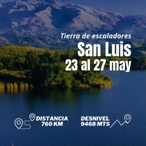 San Luis 23/05 al 27/05